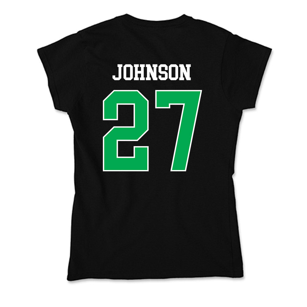 Marshall - NCAA Women's Soccer : Ruby Johnson - Soft Style Women’s T-Shirt-1