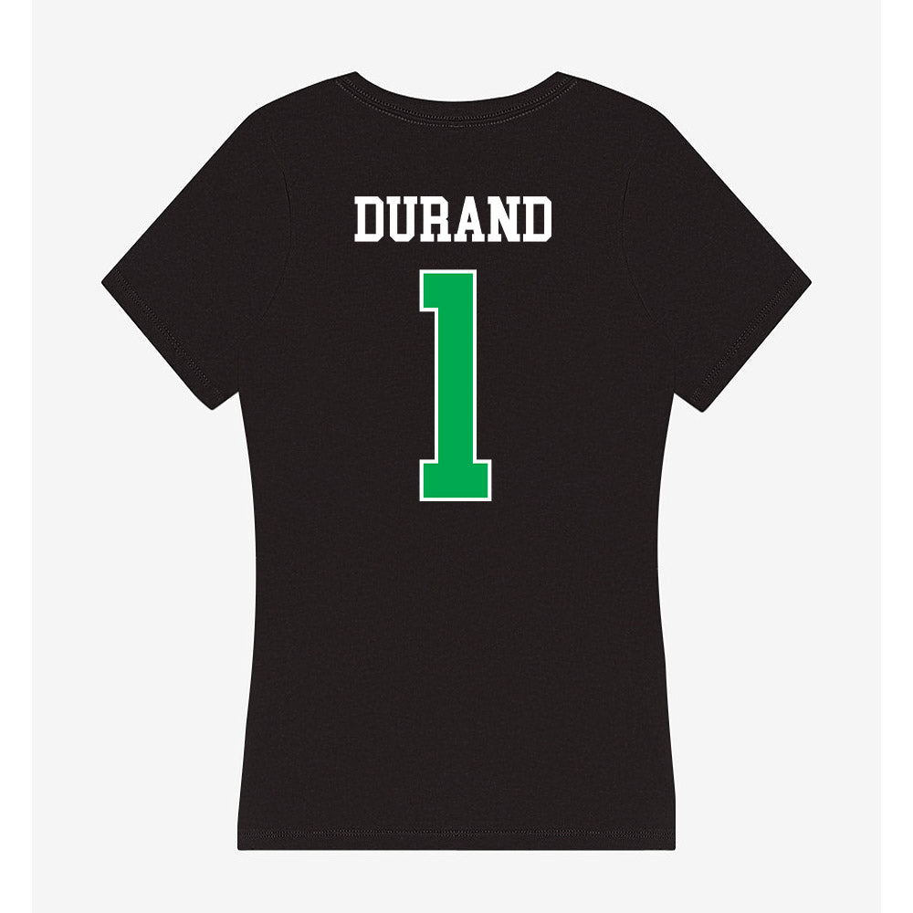 Marshall - NCAA Women's Soccer : Emma Durand - Women's V-Neck T-Shirt-1