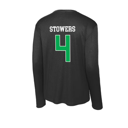 Marshall - NCAA Women's Basketball : Zenthia Stowers - Activewear Long Sleeve T-Shirt-1