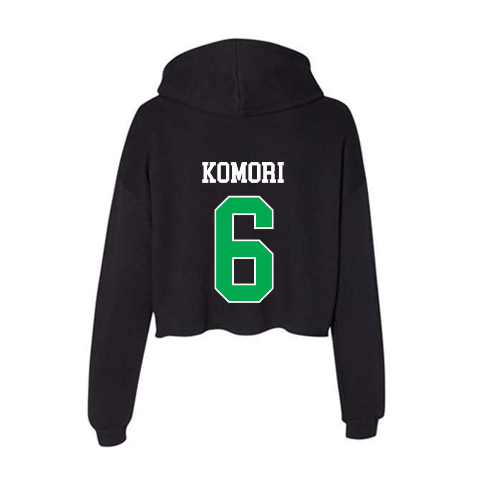 Marshall - NCAA Women's Soccer : Ami Komori - Women's Crop Fleece Hoodie-1