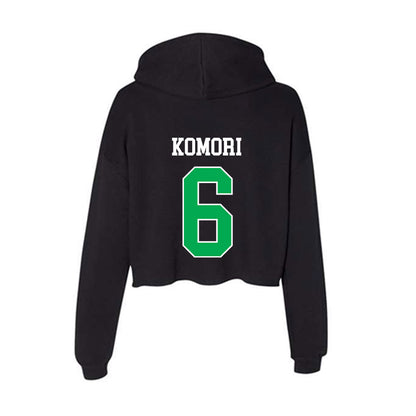 Marshall - NCAA Women's Soccer : Ami Komori - Women's Crop Fleece Hoodie-1