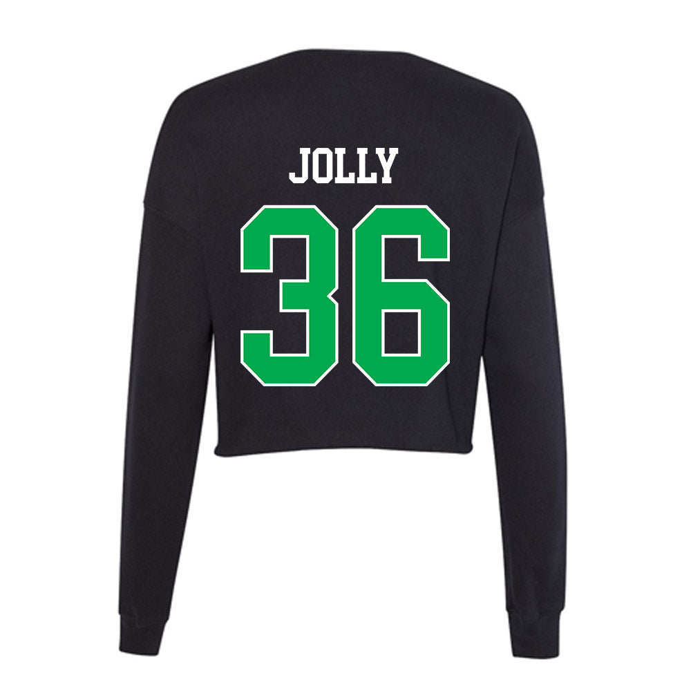 Marshall - NCAA Baseball : Grant Jolly - Women's Cropped Crew Fleece-1