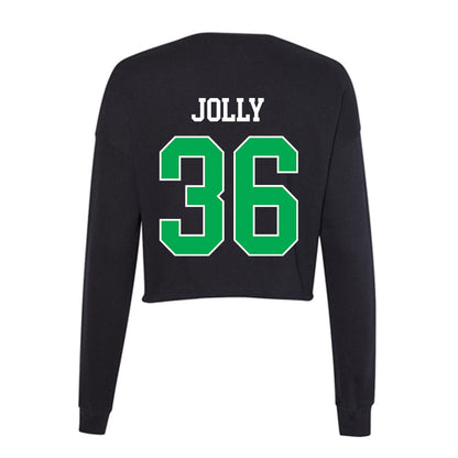 Marshall - NCAA Baseball : Grant Jolly - Women's Cropped Crew Fleece-1