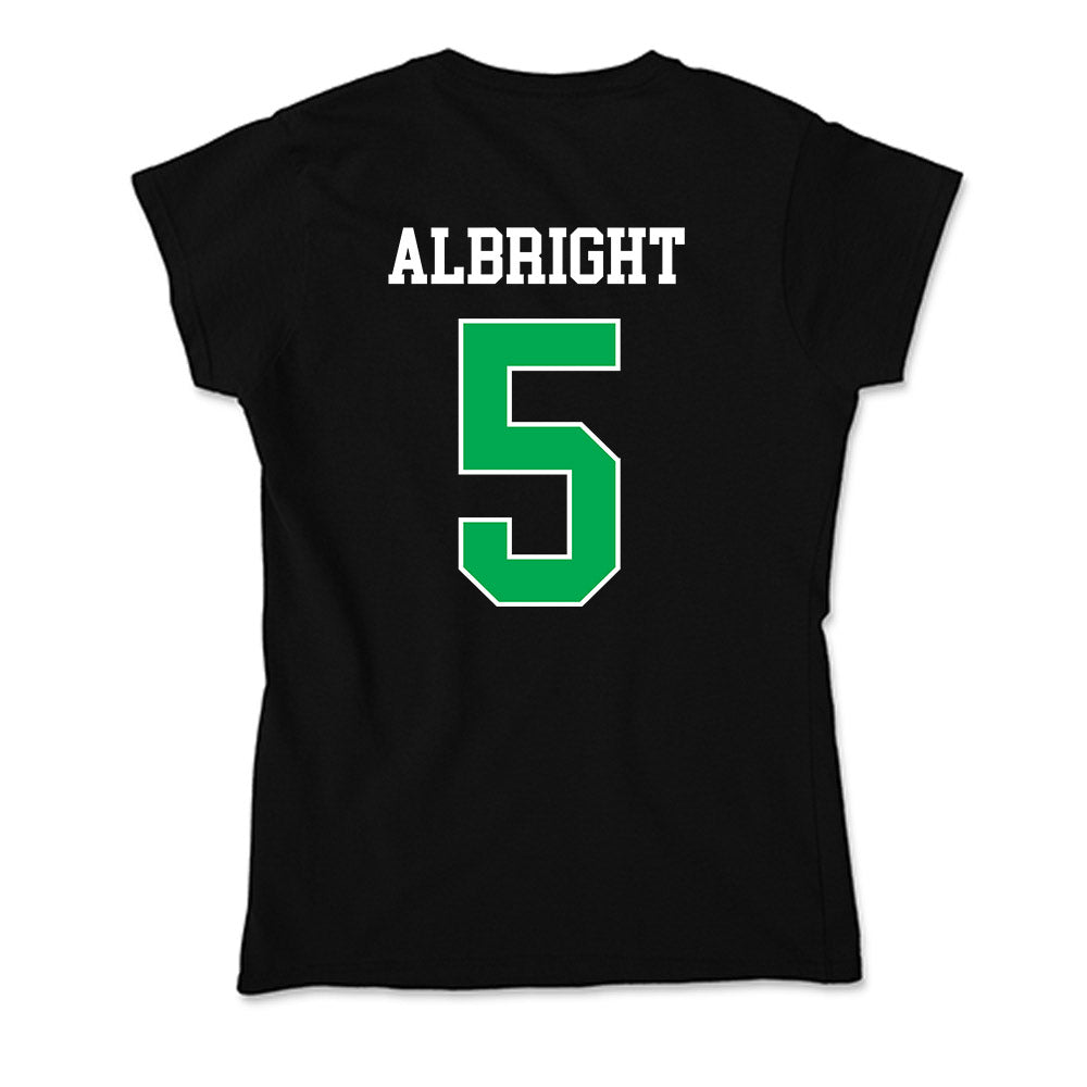 Marshall - NCAA Baseball : Blaine Albright - Soft Style Women’s T-Shirt-1