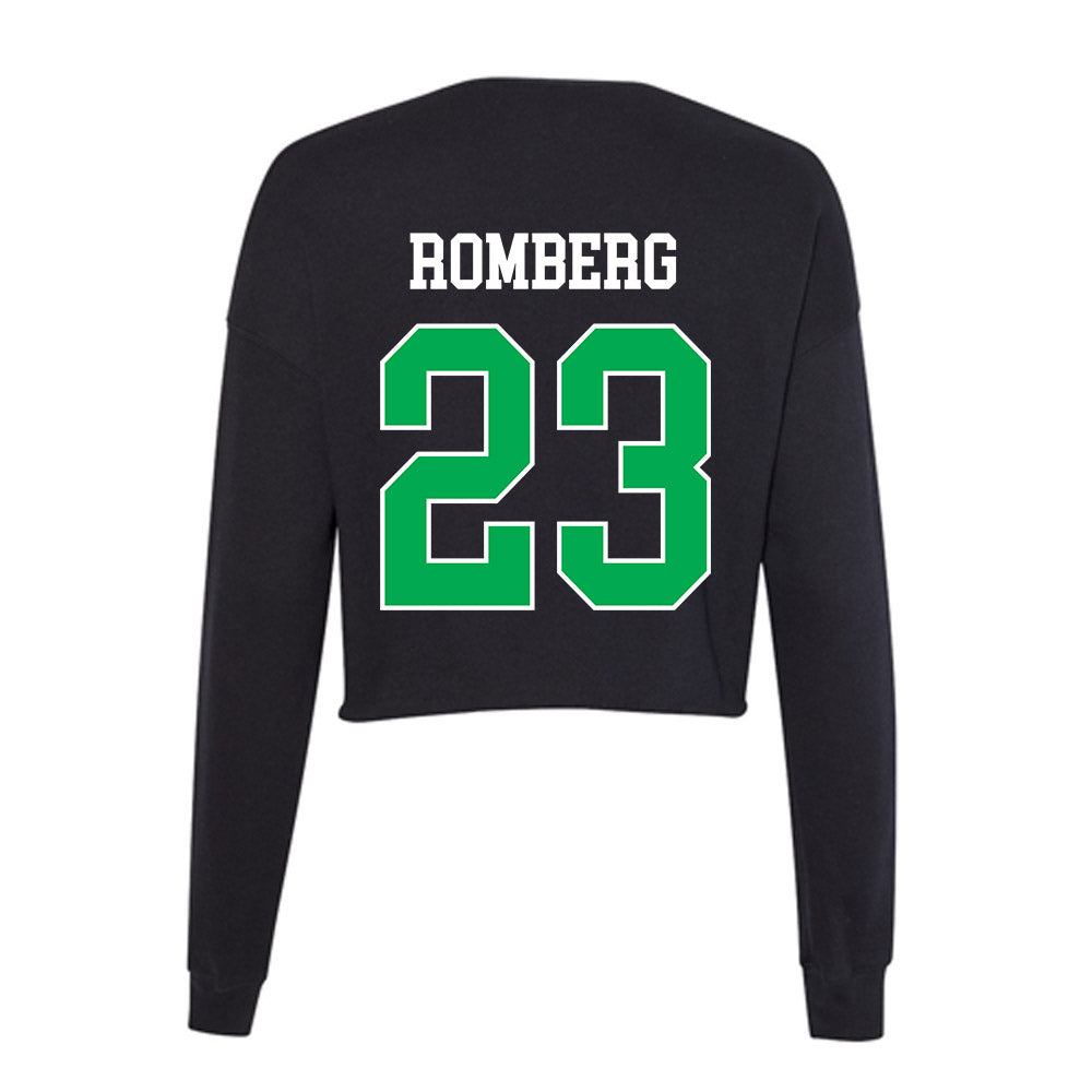 Marshall - NCAA Men's Soccer : Carl Romberg - Women's Cropped Crew Fleece-1