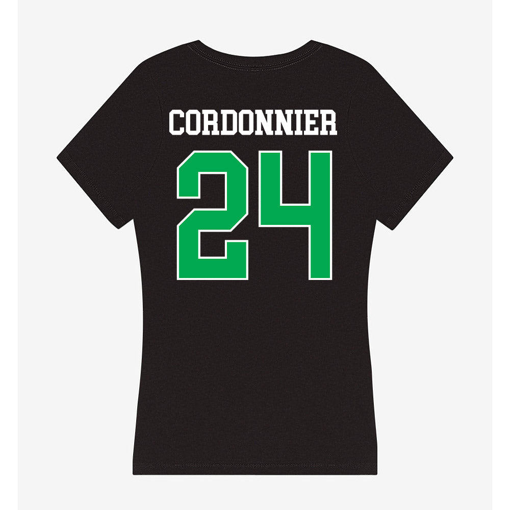 Marshall - NCAA Baseball : Braylon Cordonnier - Women's V-Neck T-Shirt-1