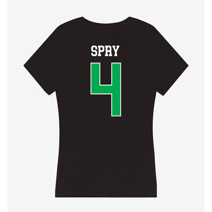 Marshall - NCAA Softball : Kate Spry - Women's V-Neck T-Shirt-1