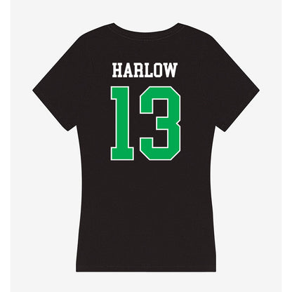 Marshall - NCAA Baseball : Andrew Harlow - Women's V-Neck T-Shirt-1