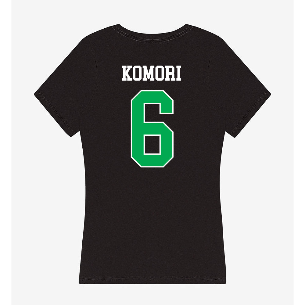 Marshall - NCAA Women's Soccer : Ami Komori - Women's V-Neck T-Shirt-1