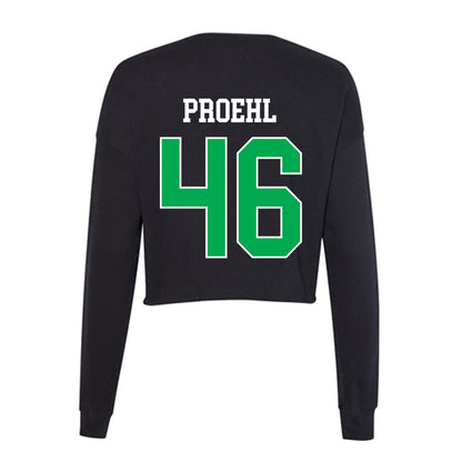 Marshall - NCAA Baseball : Luke Proehl - Women's Cropped Crew Fleece-1