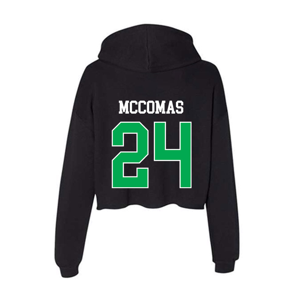 Marshall - NCAA Women's Soccer : Brooklyn McComas - Women's Crop Fleece Hoodie-1