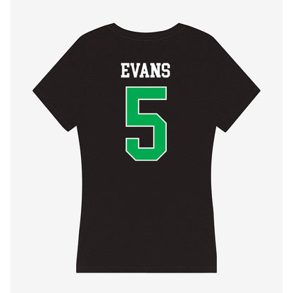 Marshall - NCAA Football : KaTron Evans - Women's V-Neck T-Shirt-1