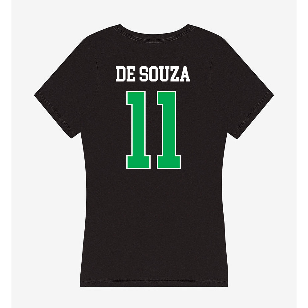 Marshall - NCAA Women's Soccer : Geovanna De Souza - Women's V-Neck T-Shirt-1