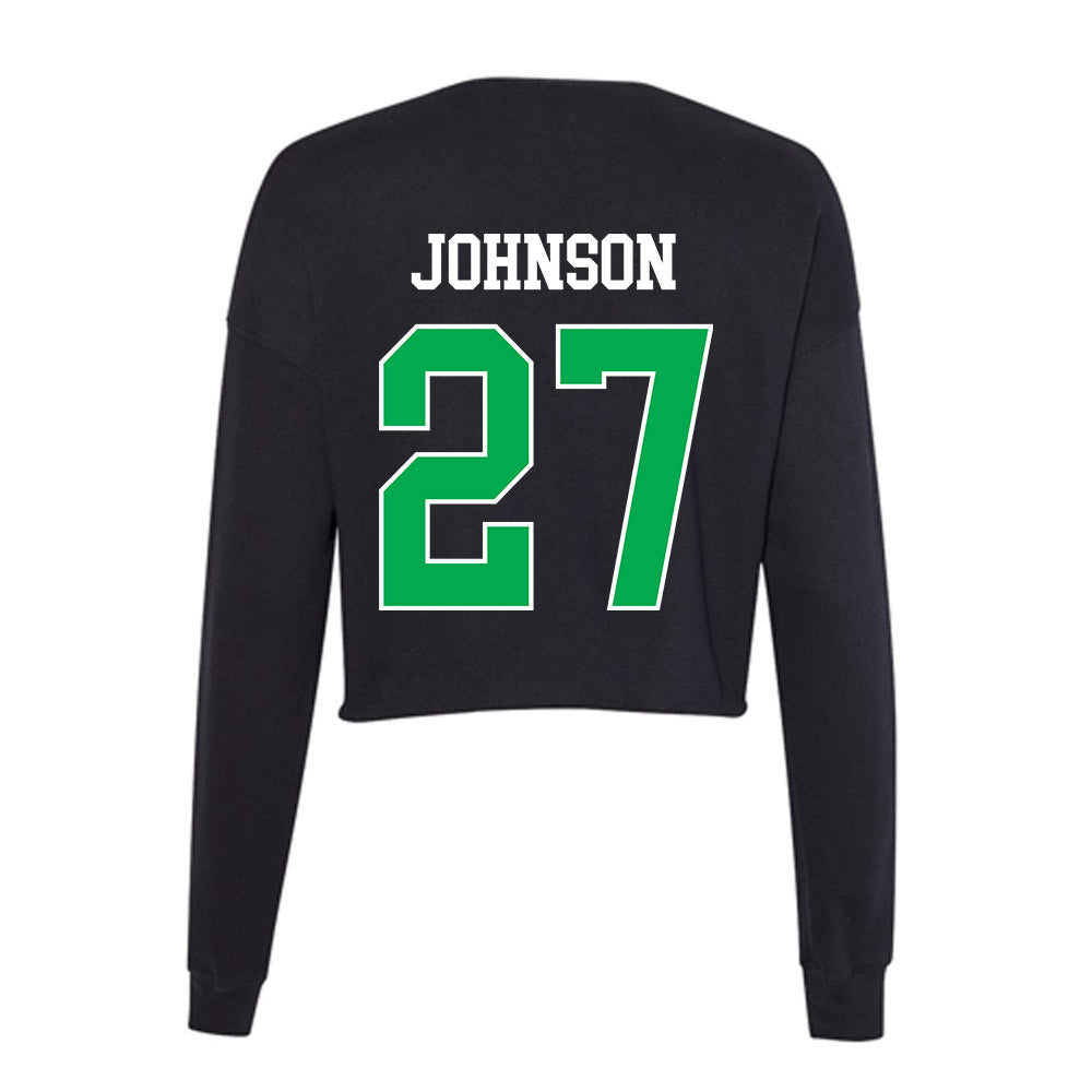 Marshall - NCAA Women's Soccer : Ruby Johnson - Women's Cropped Crew Fleece-1