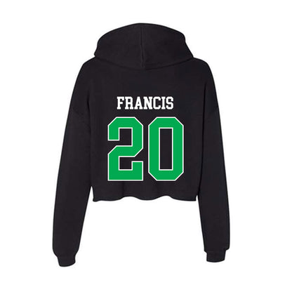 Marshall - NCAA Men's Soccer : Keaviano Francis - Women's Crop Fleece Hoodie-1