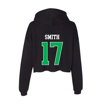 Marshall - NCAA Football : Daytione Smith - Women's Crop Fleece Hoodie-1