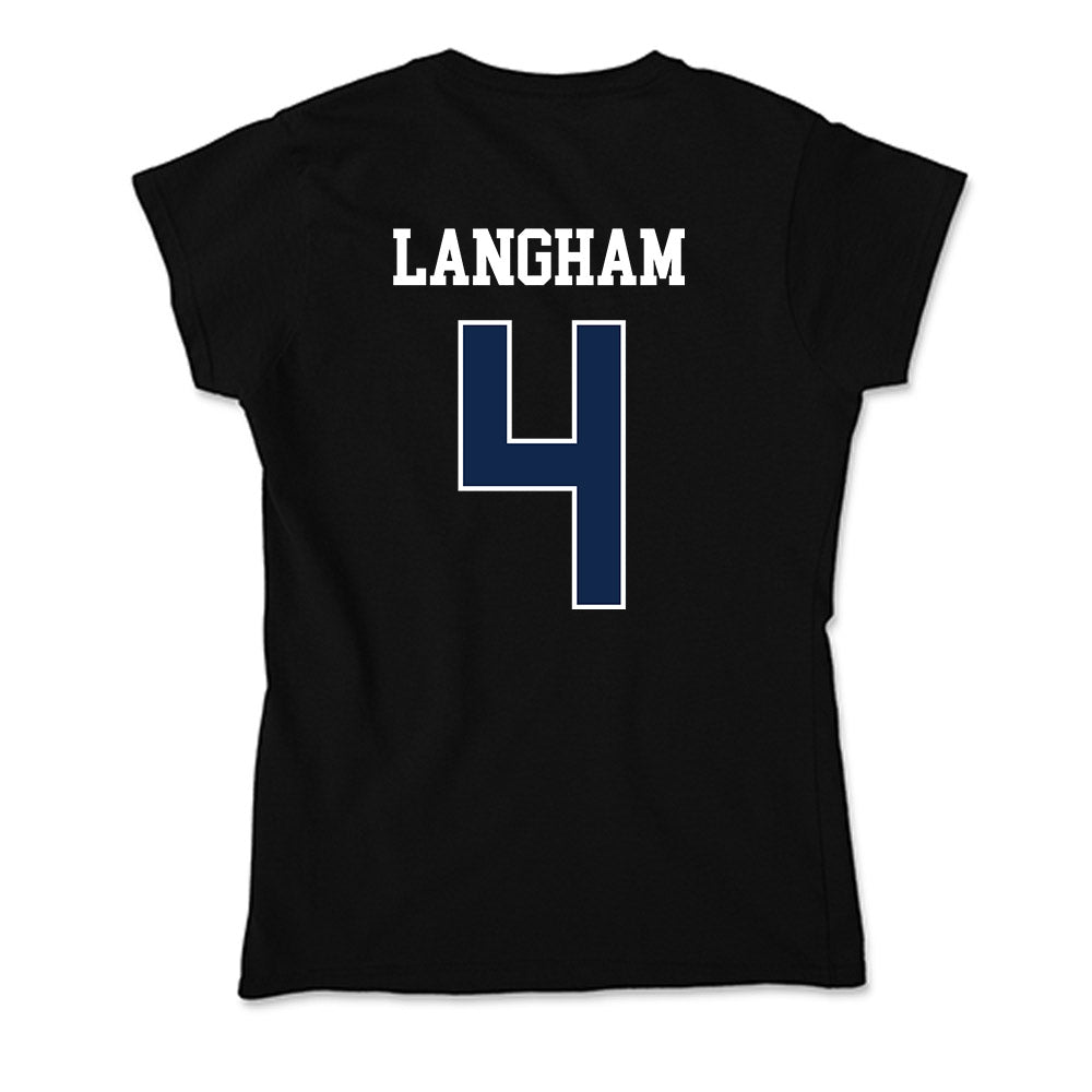 BU - NCAA Women's Basketball : Kennedy Langham - Soft Style Women’s T-Shirt-1