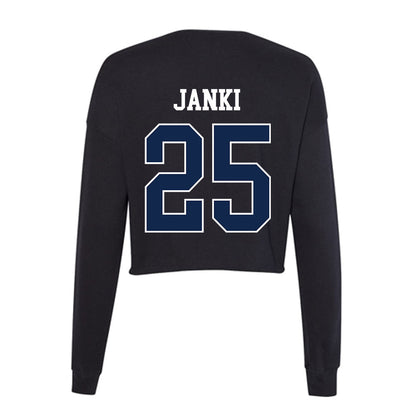 BU - NCAA Football : Beck Janki - Women's Cropped Crew Fleece-1