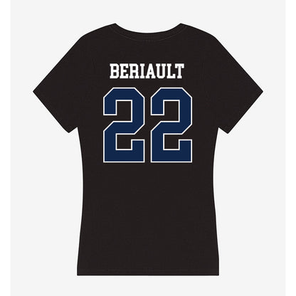 Butler - NCAA Football : Madden Beriault - Women's V-Neck T-Shirt-1