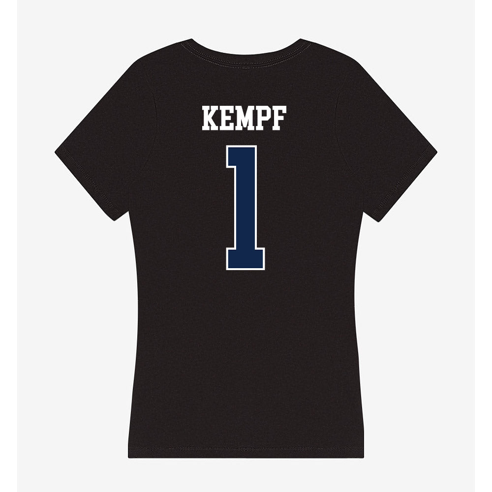 BU - NCAA Women's Volleyball : Sarah Kempf - Women's V-Neck T-Shirt-1