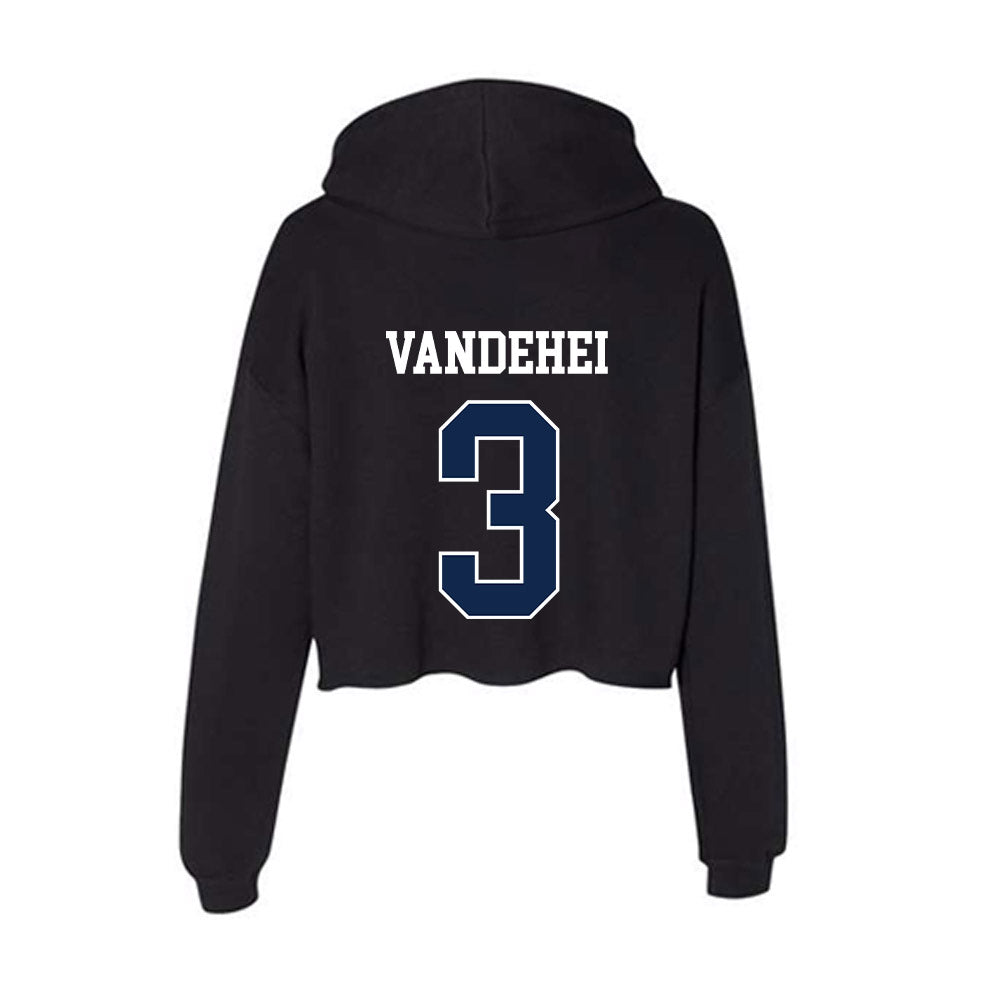 BU - NCAA Softball : Leigh VandeHei - Women's Crop Fleece Hoodie-1