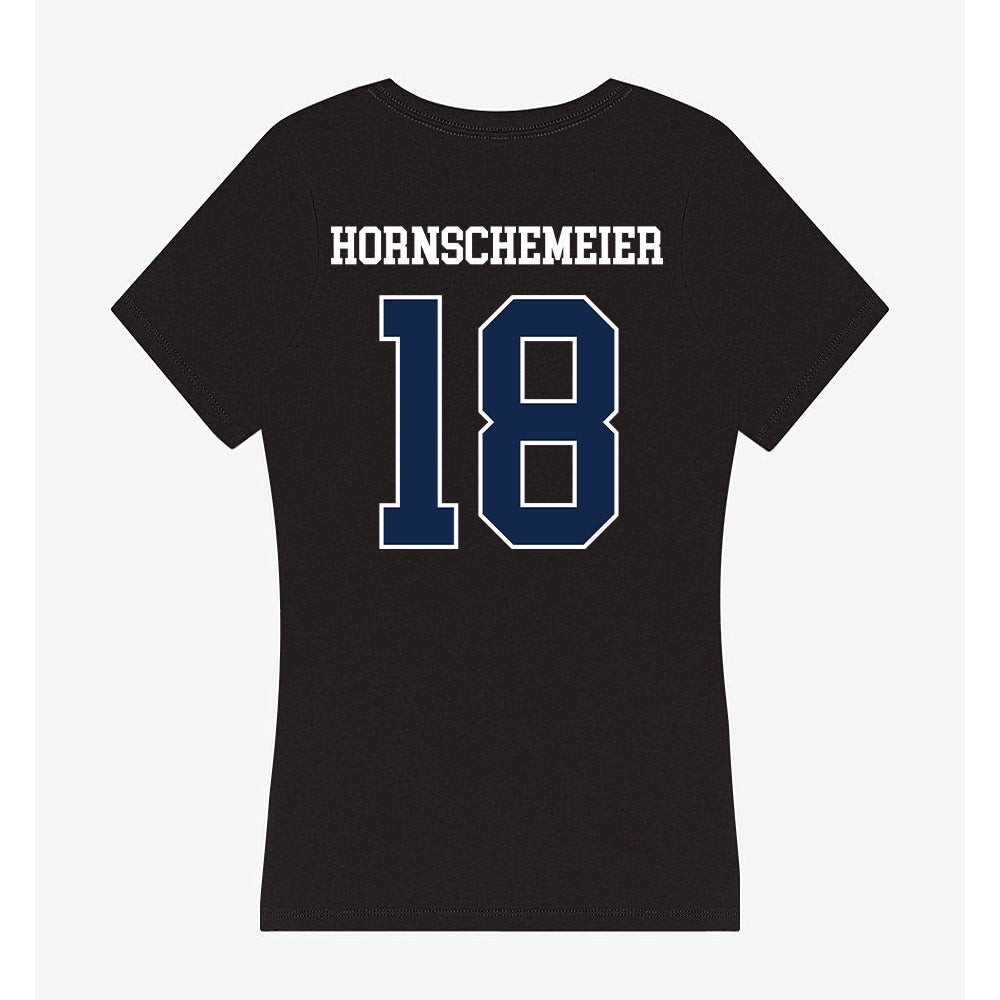 BU - NCAA Baseball : Justin Hornschemeier - Women's V-Neck T-Shirt-1