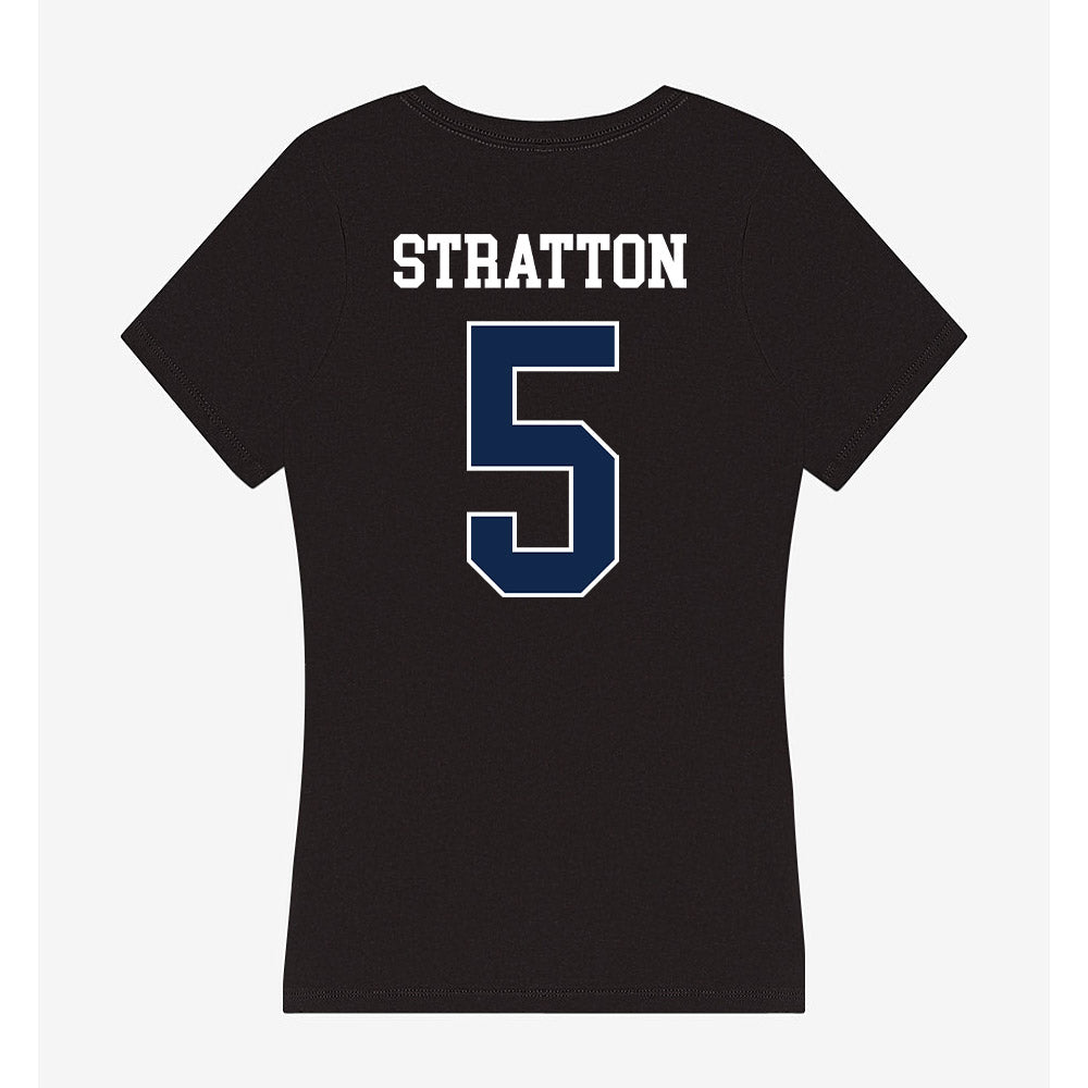 Butler - NCAA Football : Jackson Stratton - Women's V-Neck T-Shirt-1