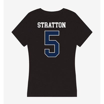 Butler - NCAA Football : Jackson Stratton - Women's V-Neck T-Shirt-1
