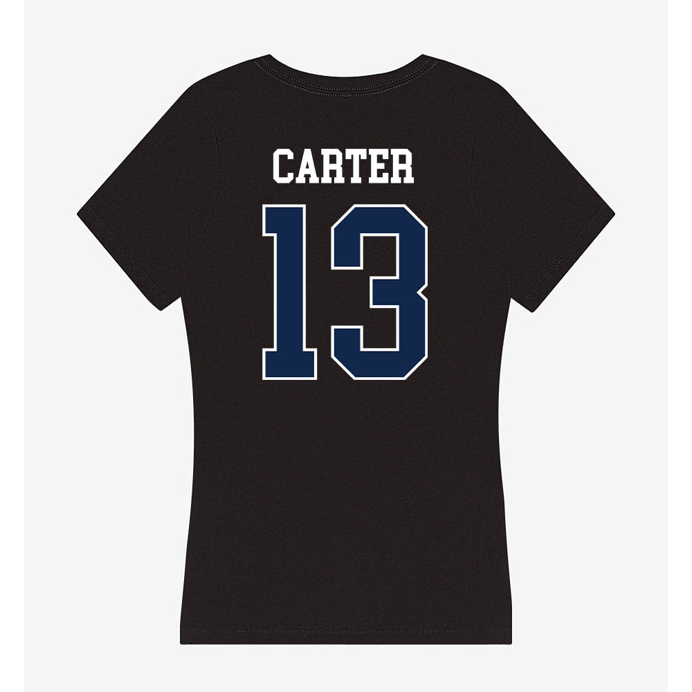 BU - NCAA Baseball : Xavier Carter - Women's V-Neck T-Shirt-1