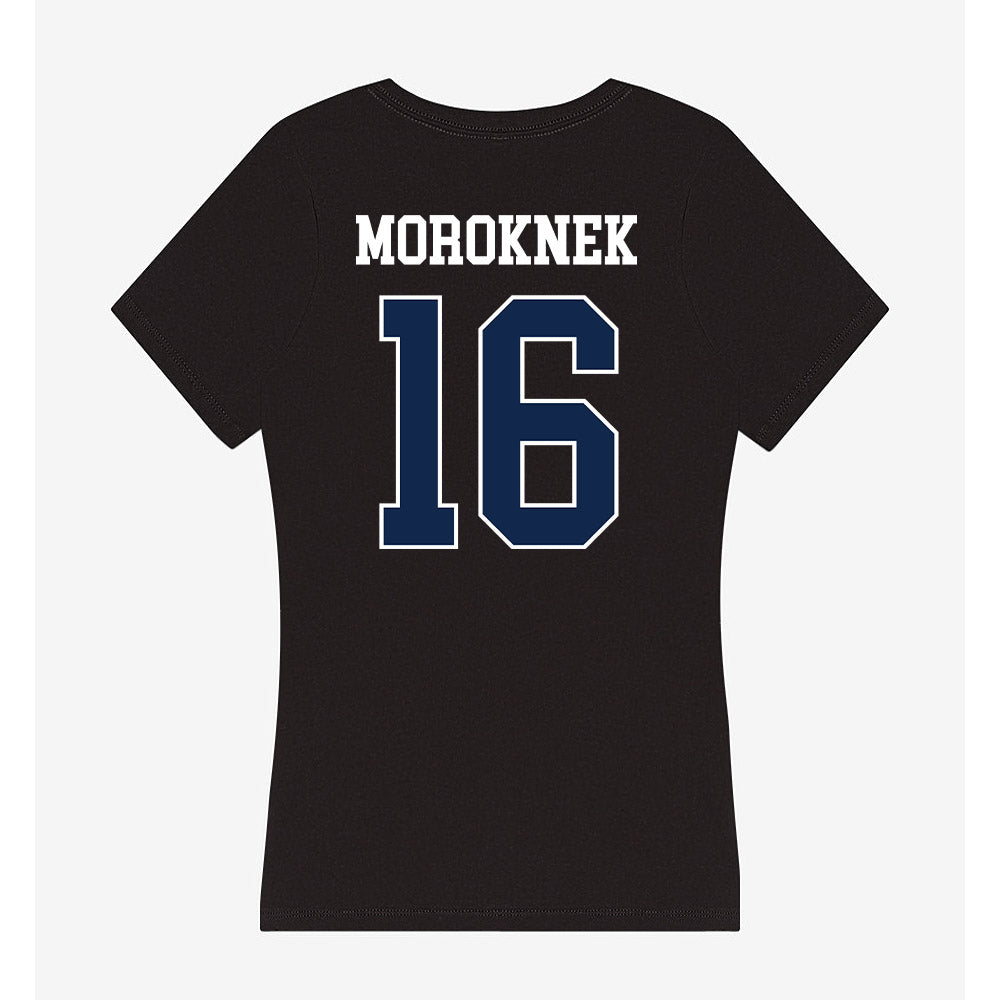 BU - NCAA Baseball : Jack Moroknek - Women's V-Neck T-Shirt-1