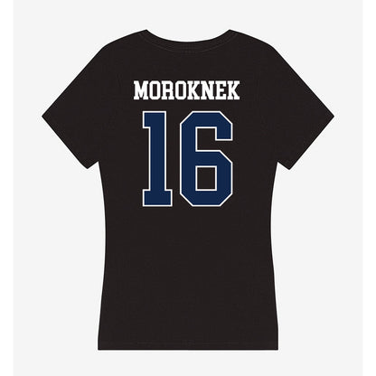 BU - NCAA Baseball : Jack Moroknek - Women's V-Neck T-Shirt-1