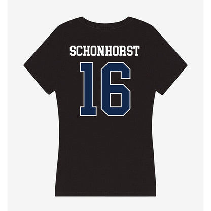 BU - NCAA Football : Blair Schonhorst - Women's V-Neck T-Shirt-1