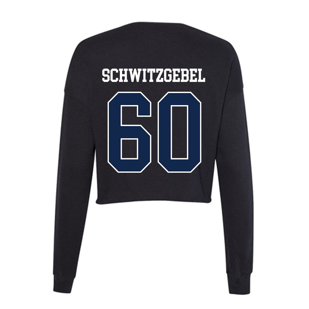 BU - NCAA Football : Nicholas Schwitzgebel - Women's Cropped Crew Fleece-1