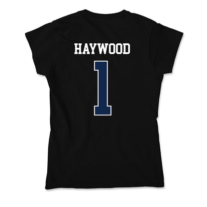 Butler - NCAA Men's Basketball : Evan Haywood - Soft Style Women’s T-Shirt-1