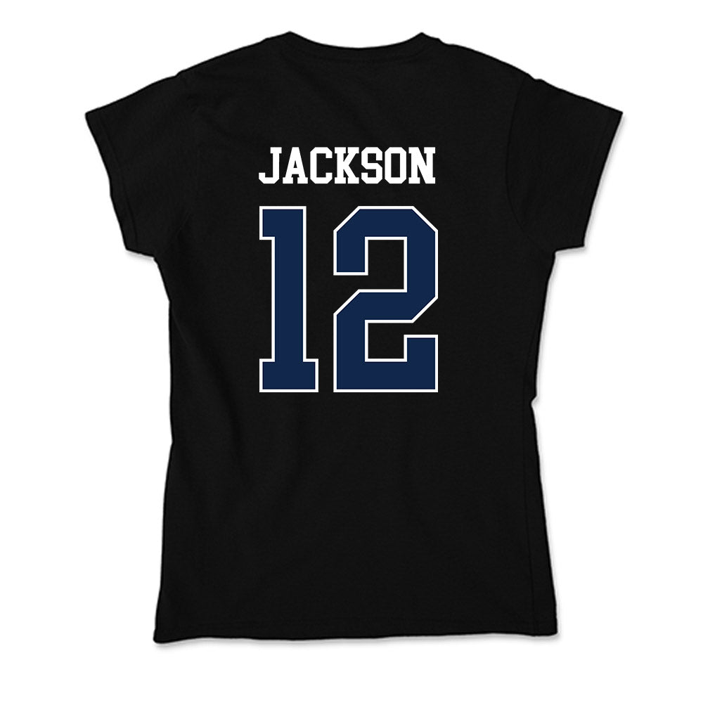 BU - NCAA Women's Basketball : Saniya Jackson - Soft Style Women’s T-Shirt-1