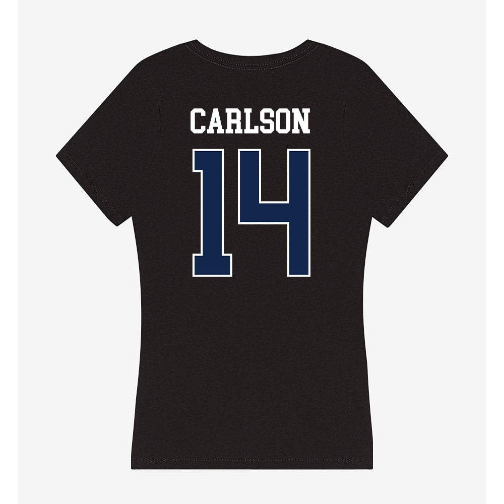 BU - NCAA Women's Soccer : Alyssa Carlson - Women's V-Neck T-Shirt-1