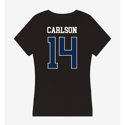 BU - NCAA Women's Soccer : Alyssa Carlson - Women's V-Neck T-Shirt-1