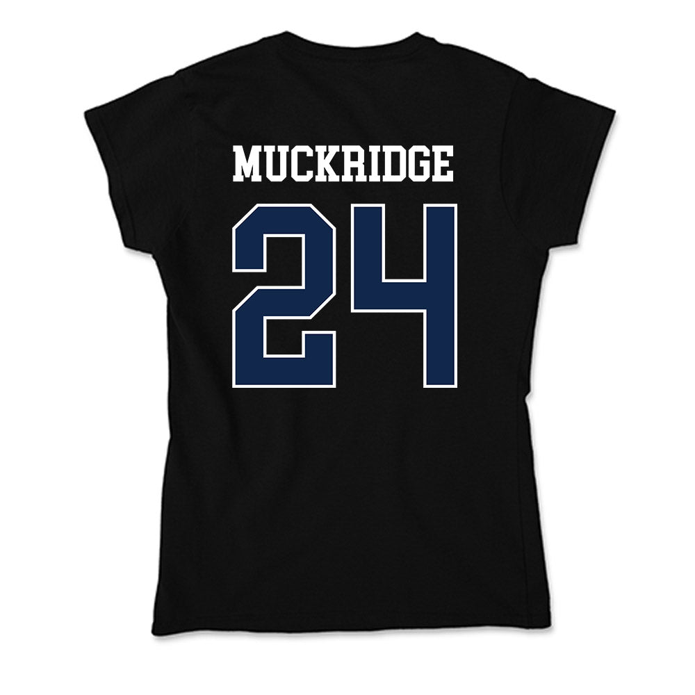 BU - NCAA Men's Soccer : Evan Muckridge - Soft Style Women’s T-Shirt-1