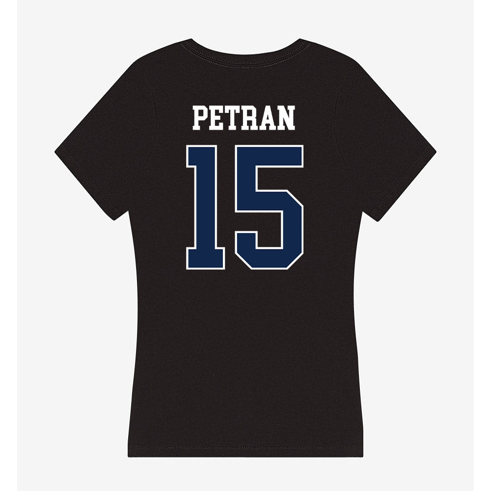 BU - NCAA Softball : Katie Petran - Women's V-Neck T-Shirt-1