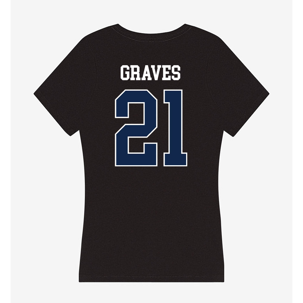 Butler - NCAA Softball : Kendall Graves - Women's V-Neck T-Shirt-1