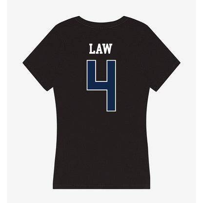 BU - NCAA Softball : Paxton Law - Women's V-Neck T-Shirt-1