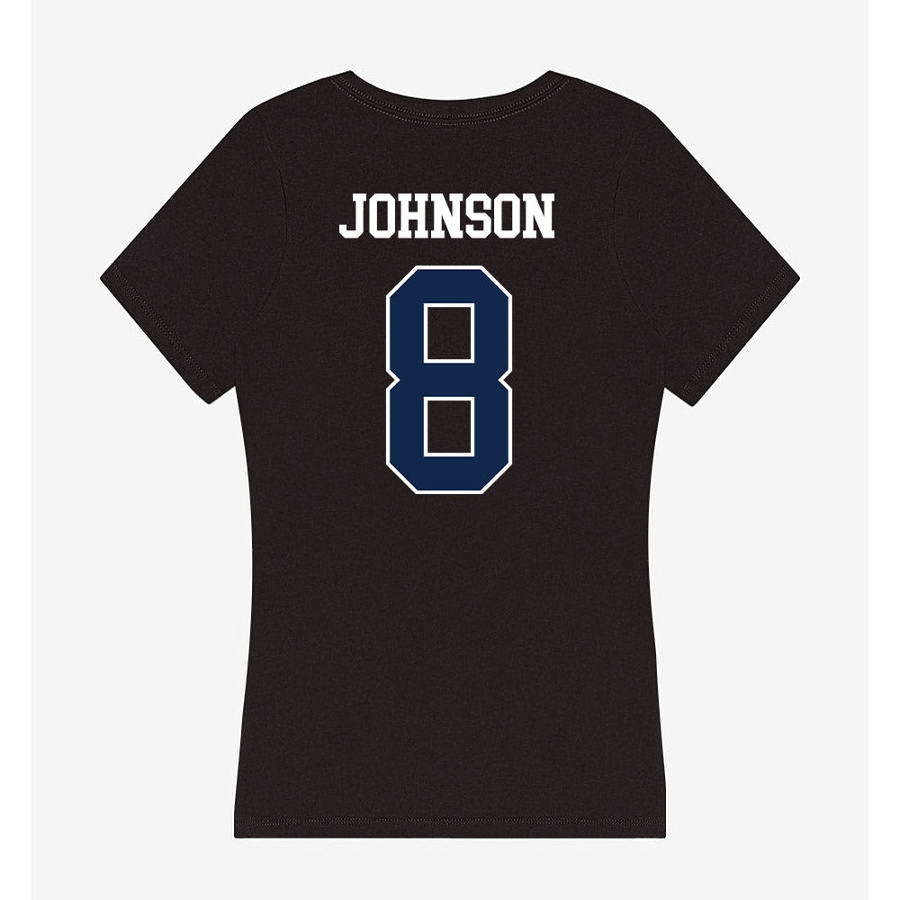 Butler - NCAA Softball : Alyx Johnson - Women's V-Neck T-Shirt-1