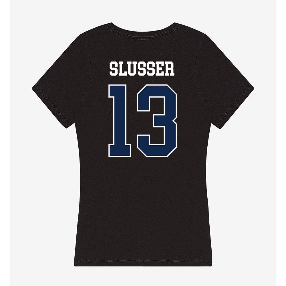 BU - NCAA Women's Volleyball : Carly Slusser - Women's V-Neck T-Shirt-1