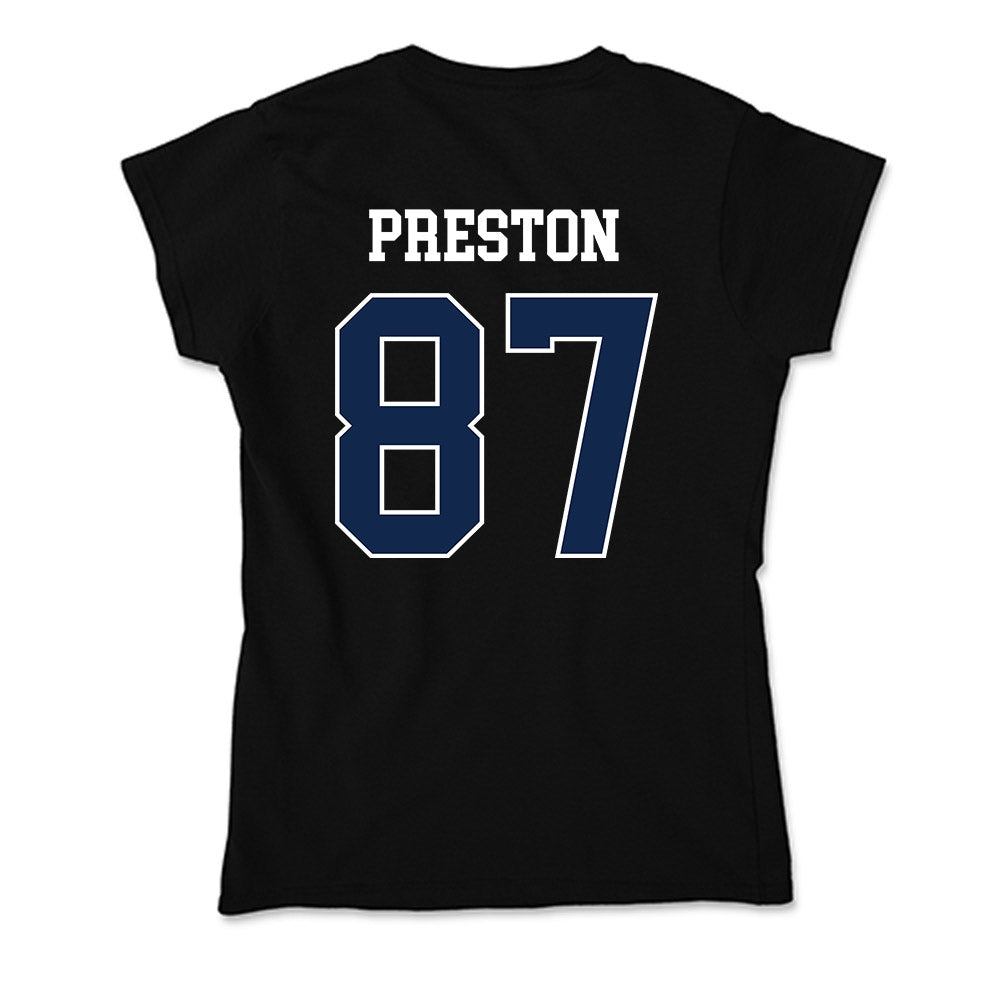 BU - NCAA Football : Brady Preston - Soft Style Women’s T-Shirt-1