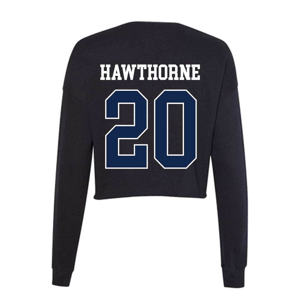 Butler - NCAA Football : Dylan Hawthorne - Women's Cropped Crew Fleece-1