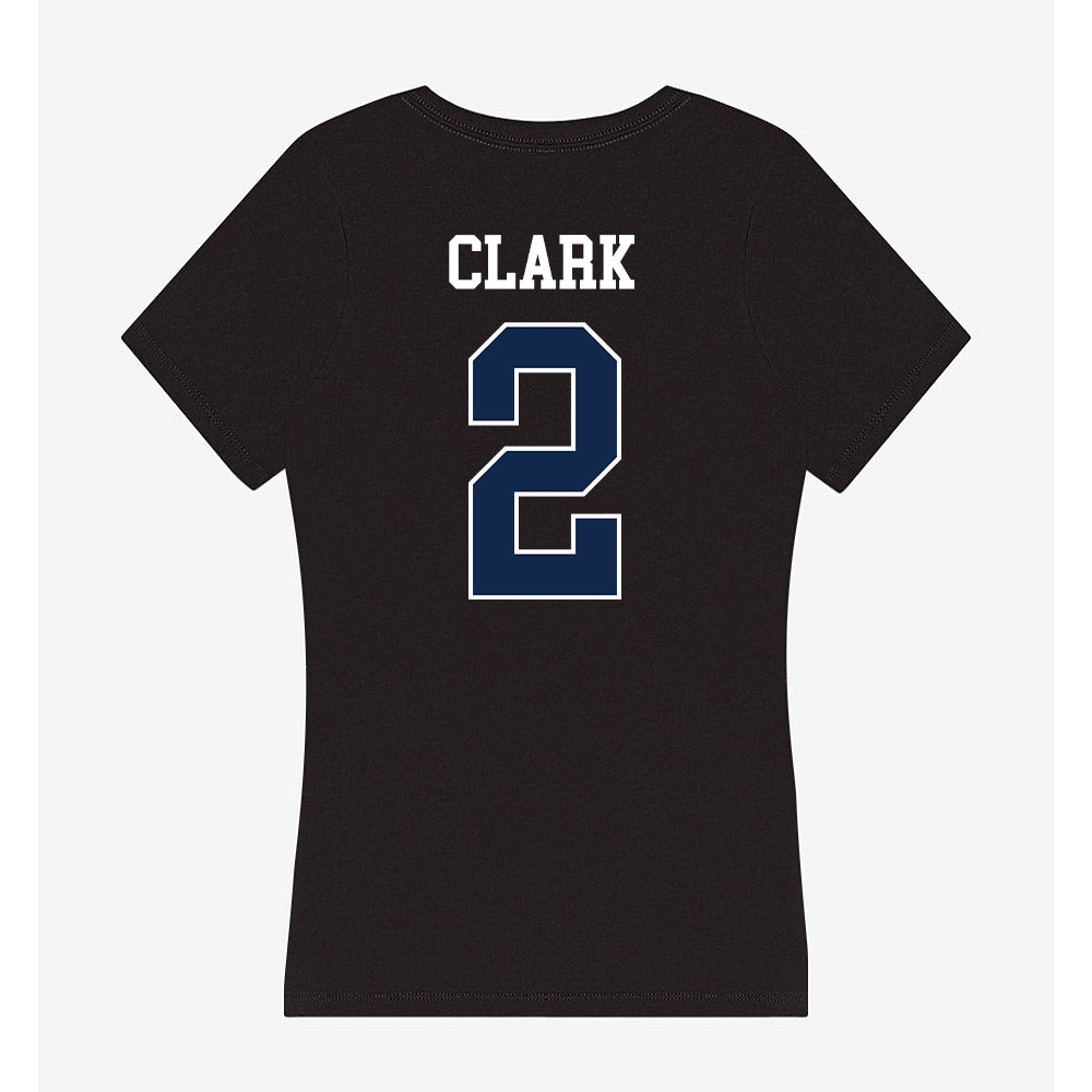 BU - NCAA Softball : Erin Clark - Women's V-Neck T-Shirt-1