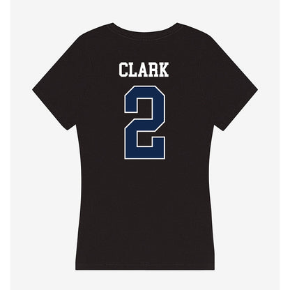BU - NCAA Softball : Erin Clark - Women's V-Neck T-Shirt-1
