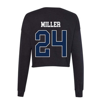 BU - NCAA Women's Basketball : Mallory Miller - Women's Cropped Crew Fleece-1