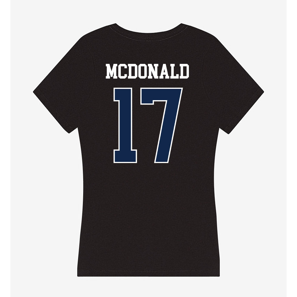 BU - NCAA Women's Volleyball : Zo' McDonald - Women's V-Neck T-Shirt-1
