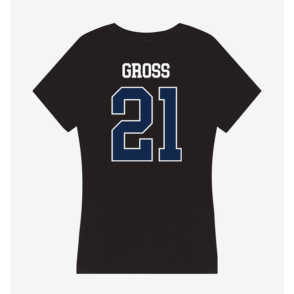 BU - NCAA Softball : Kaylee Gross - Women's V-Neck T-Shirt-1